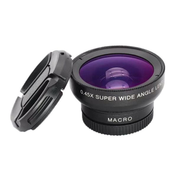 

12.5x macro & 0.45x wide angle mobile phone lens 2 in 1 external lens