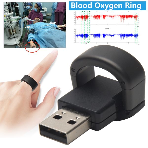 

ring shape health care saturation level blood oxygen overnight sleep monitor