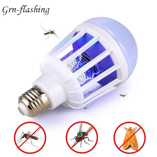 

9w 15w e27 светодиодные лампы mosquito убийца лампы главная лето anit mosquito моль zapper ловушка насекомых убийца крытый младенца спящий с