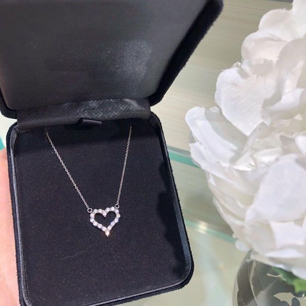 

925 sterling silver fashion brand love designer necklace for lady design women party wedding lovers girlfriend gift luxury jewelry for bride
