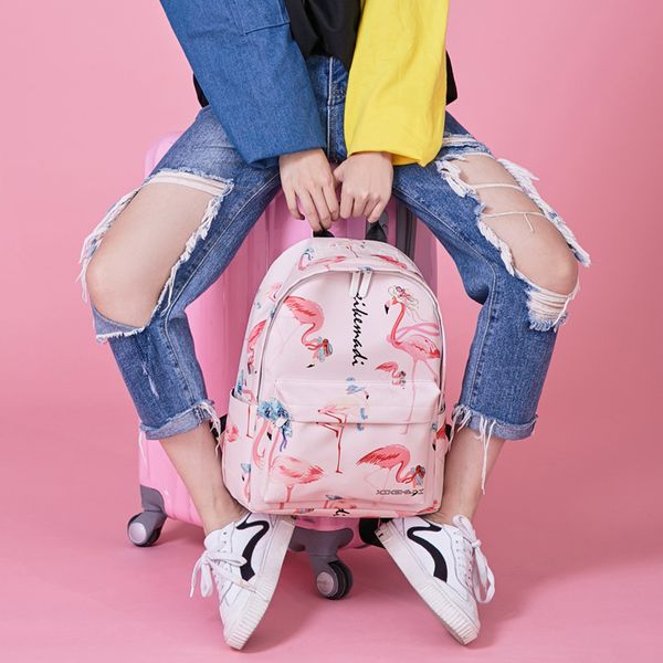 

manufacturers direct selling new style schoolbag korean-style casual printed backpack large capacity waterproof sports backpack