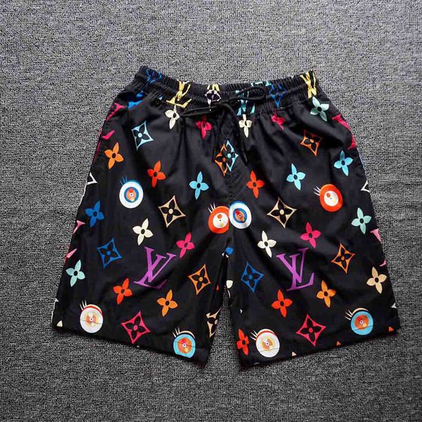 

Whole ale new print embroidery board hort men ummer beach hort pant high quality wimwear bermuda male letter urf life men wim