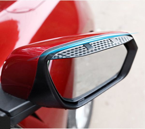

carbin fibre rearview visor mirror rain awnings shelters auto truck accessories shade for chverolet equionx 2017 2018 adb002