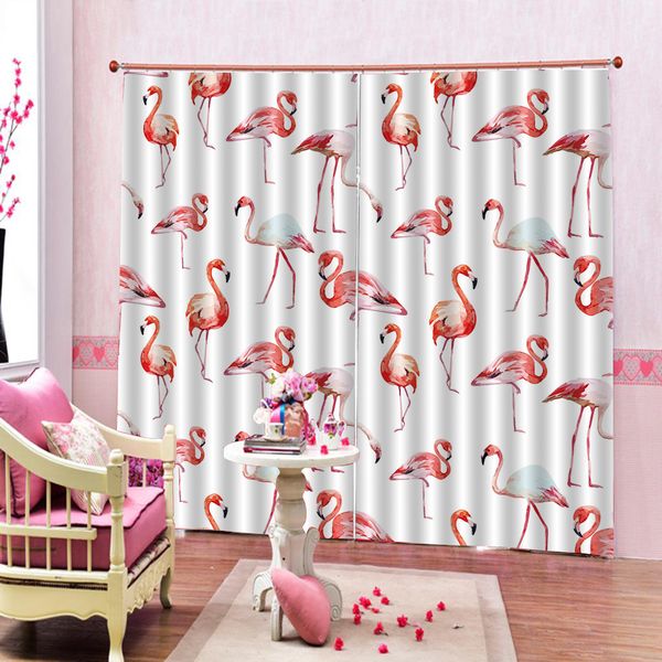 

custom stereoscopic 3d window curtains living room wedding bedroom bird blackout curtains