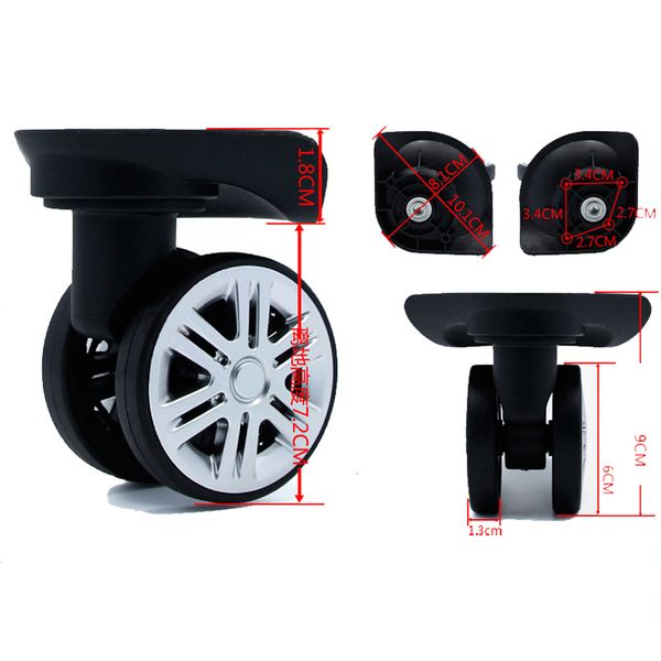 luggage wheel replacement parts