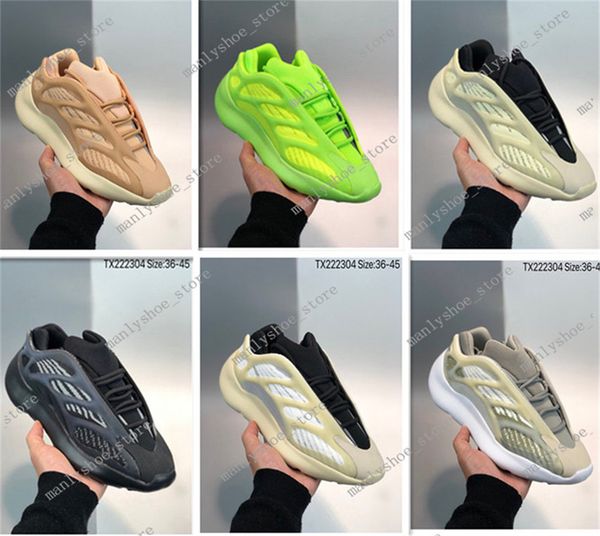 

2020 kanye west foam runner 700 v3 кроссовки для mens kanyewest 700v3 спортивная обувь мужчины белый скелет кроссовки человек легкие кроссов