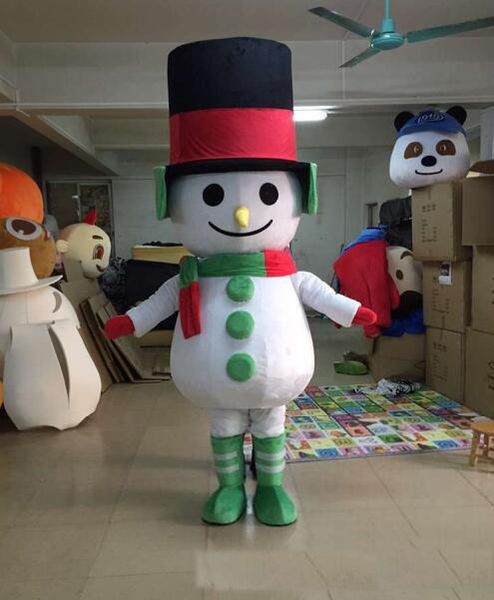 Alta qualidade de 2019 pode ser lavada com água eva material de boneco de neve mascote vestuário de desenho animado caminhando