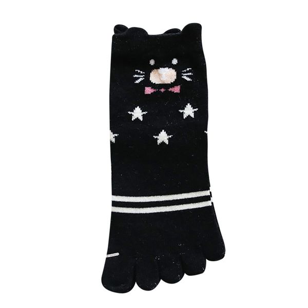 

children animal design toe socks five finger socks cotton funny sock cute cotton casual polyester animal popular, Black;white