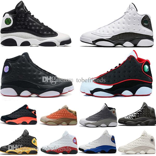 

in stock 13 13s cap and gown terracotta blush mens basketball shoes chicago black infrared wheat bred men sports sneakers designer trainers