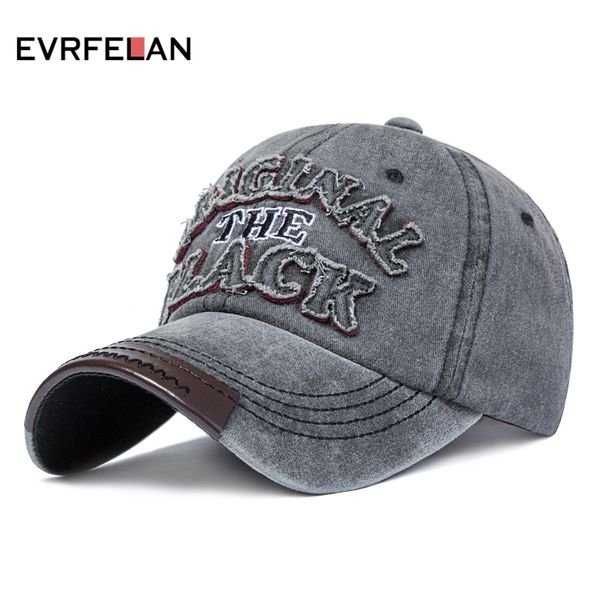 

evrfelan fashion washed baseball cap women men fitted cap snapback hat bone gorras casual casquette letter adjustable, Blue;gray