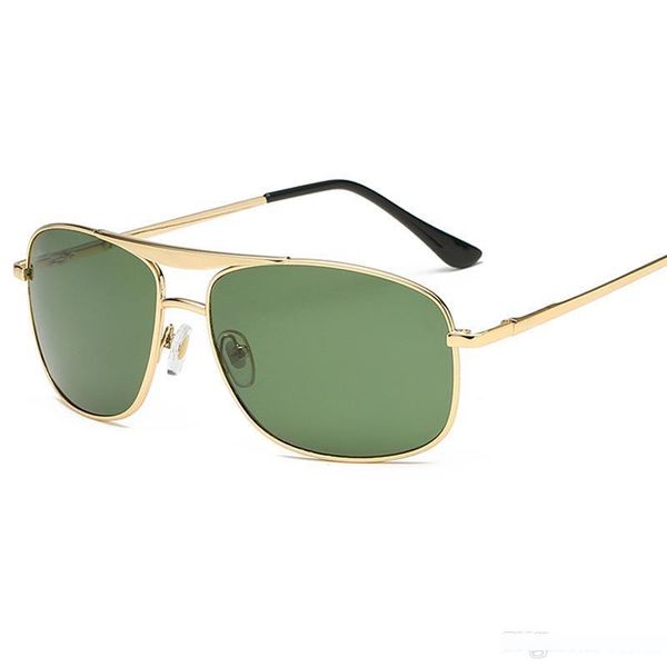 

new arrival brand designer pilot sunglasses glass lens for men women male 60mm driving glasses uv400 eyewear oculos gafas de sol with cases, White;black