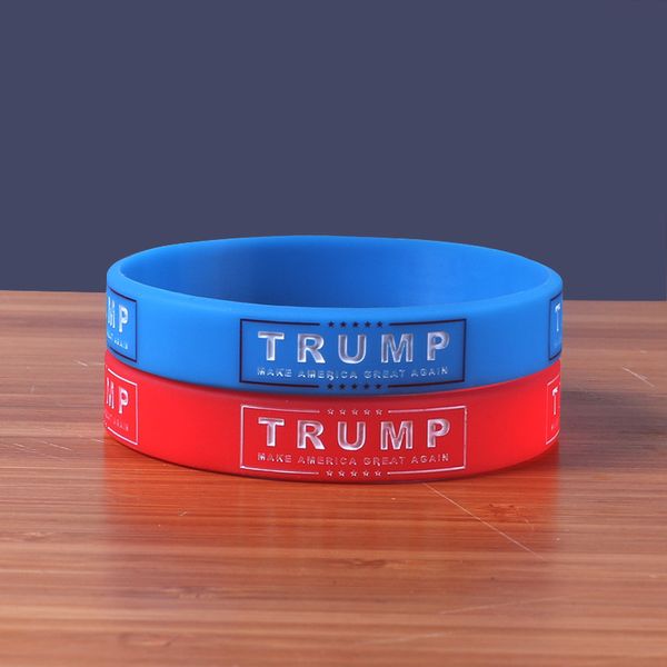 

Trump 2020 make america great again ilicone wri tband rubber power bracelet donald trump upporter wri tband bracelet bangle gift b5702