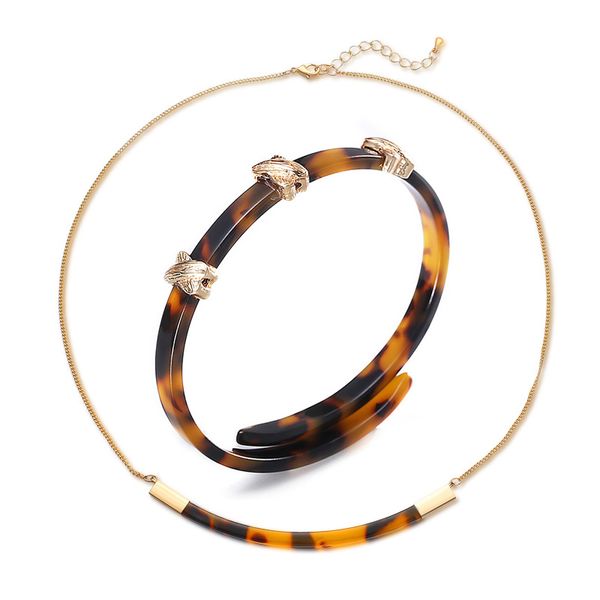 

vintage tortoiseshell cuff acrylic bangles for women trendy leopard geometric round resin bracelets gifts charm wedding jewelry, Black