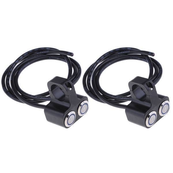 

2pcs 25mm/1'' motorcycle handlebar headlight on/off switch with indicator