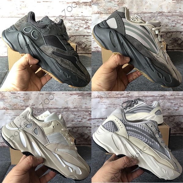 

Teal Blue Wave Runner 700 Kanye West Мужские Женские дизайнерские туфли Магнит Solid Gray Больница Синий Статический Сиреневый Инерция V2 Спорт Кроссовки 36-46