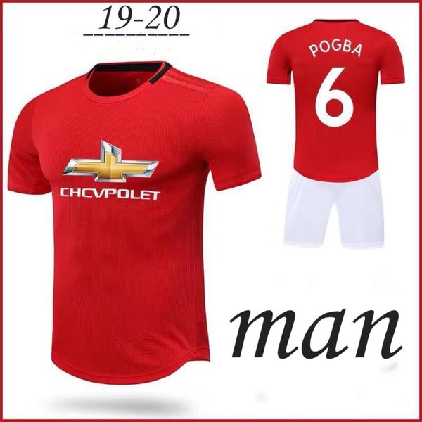 

manchester 2019 2020 maguire martial pogba united soccer jersey rashford kids jerseys man kits football shirt 19 20 utd equipment