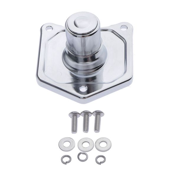 

solenoid starter button replacement for harley big twin 91-07 (silver