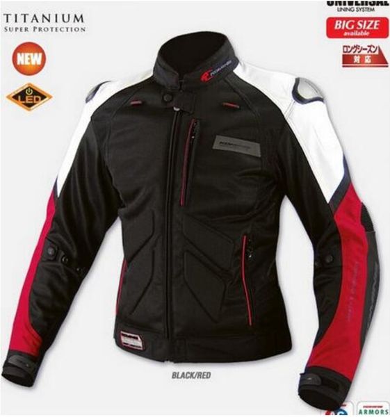 

2019 for komine jk-036 titanium mesh motorcycle jacket men's cross-country gp racing jacket