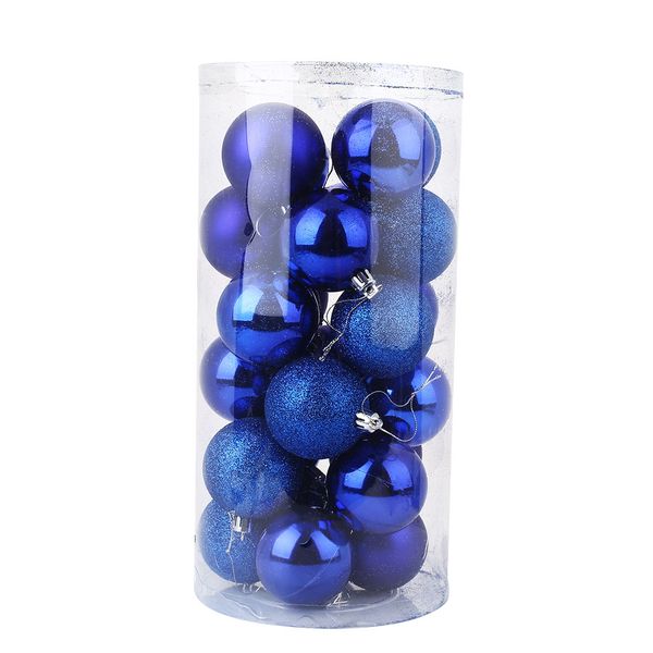 

6cm 24pcs/box christmas decorative ball home market xmas tree 6 colors