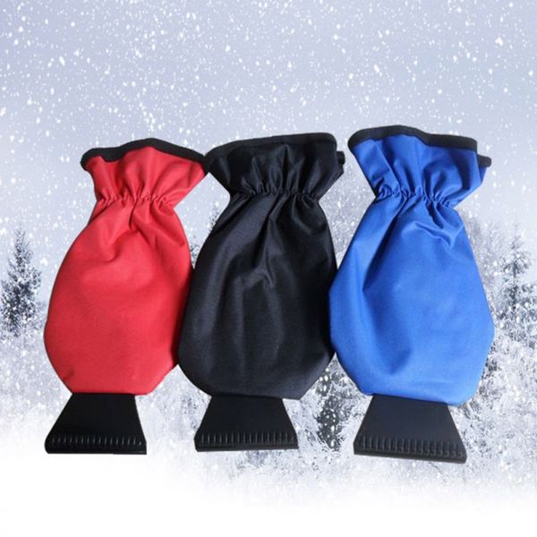 

car ice scraper miwinter warm car windshield snow shovel glove