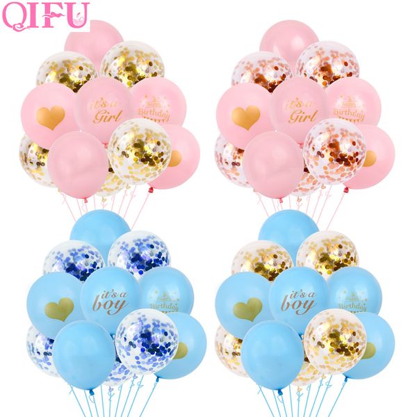 Qifu Baby Shower Boy Girl Its A Girl Blue Pink Balloon Party Qifu Baby Shower Boy Girl Its A Girl Blue Pink Balloon Party