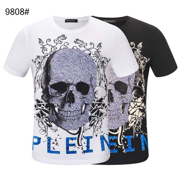 

2020 summer new men's t-shirt fashion short-sleeved t-shirt men's casual high-quality shirt europe and america t-shirt x17, White;black