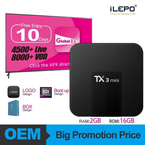 

Tx3 mini android 7 1 tv box 2gb 16gb amlogic 905w android iptv box hd 4k treaming media player better mxq pro 4k