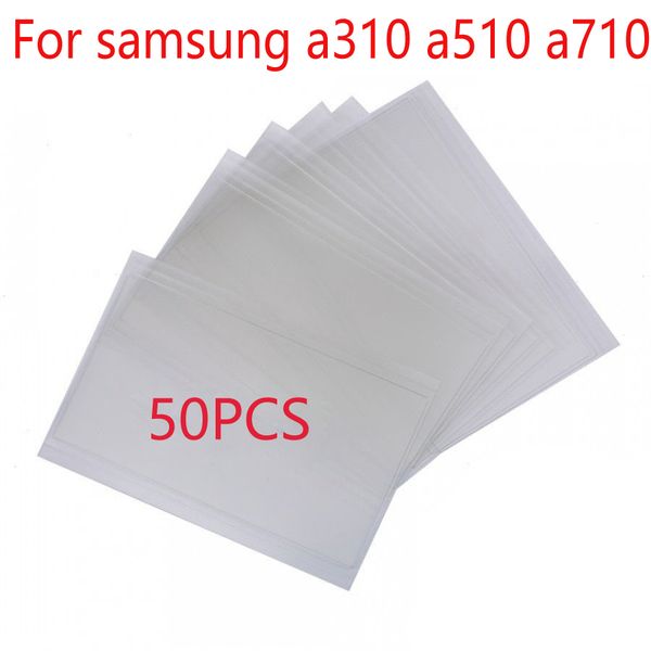 

50pcs new a3 a5 a7 2016 250um oca optical adhesive transparent double adhesive side glass film glue for samsung galaxy a3 a5 a7 2017