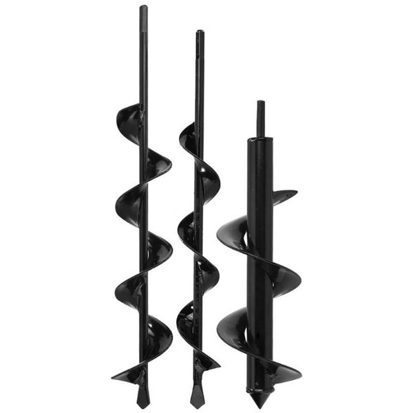 

planter garden auger spiral drill bit flower planting hole digger drill bit