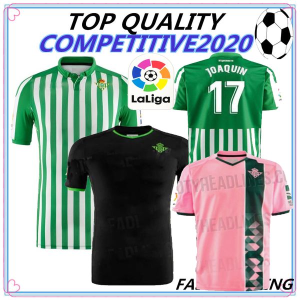 

19 20 thailand quality real beti occer jer ey home away 2019 2020 joaquin boudebouz mandi bartra tello camara a anabria football hirt