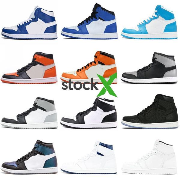 

2020 new r trainers shoes 1 chicago og sports shoes mens 1s 6 rings sneakers bred toe outdoor women mid casual shoes size 36-46, Black