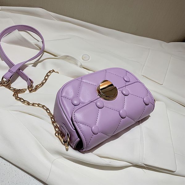 

lattice small square crossbody bag 2020 summer new high-quality pu leather women's handbag chain shoulder messenger bag