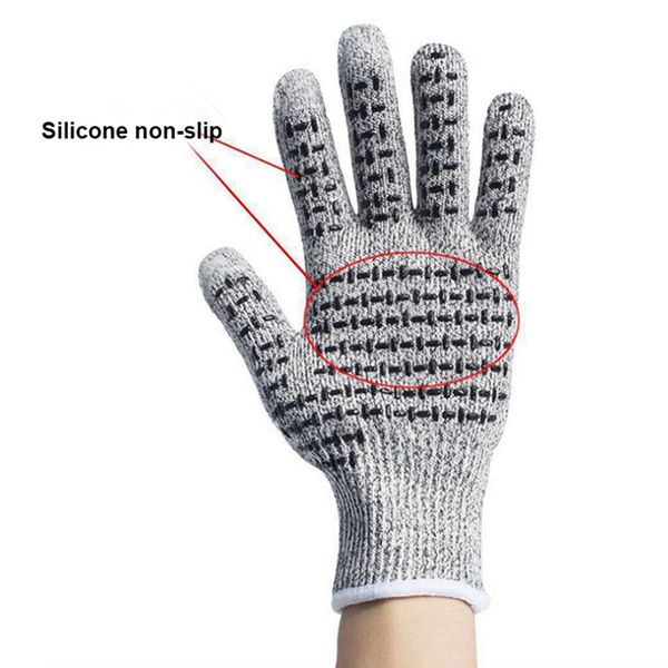 

outdoor hunting cut-proof touch screen gloves anti-cut silicone beading multi function gloves fishing cut-proof gloves