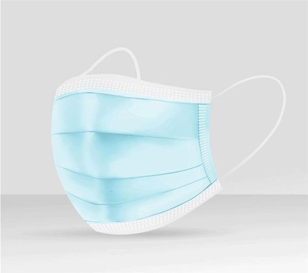 

dhl ship 50 1pcs jason mask box 3 layer breathable facedust mouth pm 2.5 yearloops blue v5na