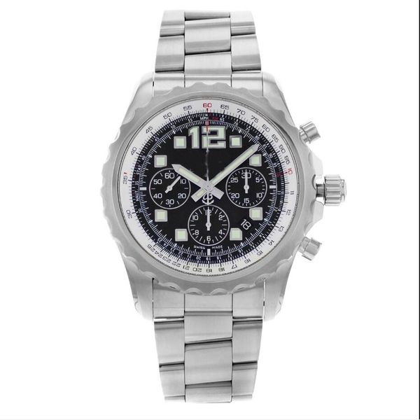 

2020 wholesale black dial stainless steel automatic mens watch 41mm, Slivery;brown