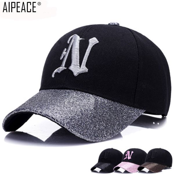 

2019 black women casual baseball cap fashion snapback hats for women office lady black sport gorras ny my cap, Blue;gray