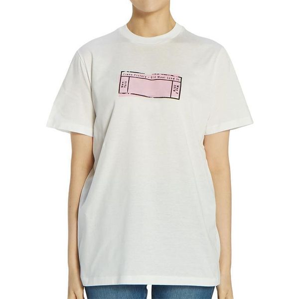 

20ss мужчины женщины tee классический площади логотип письмо printed solid t-shirt high end summer короткими рукавами повседневный simple hi, White;black