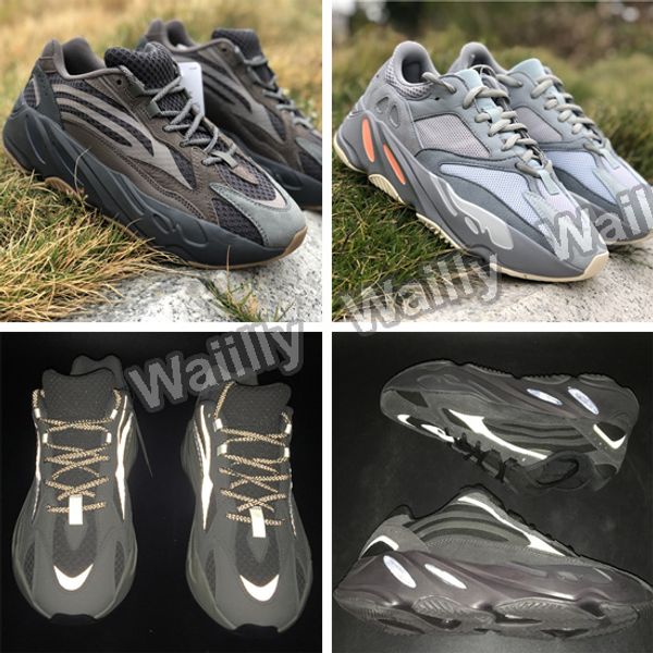 

Оптовые продажи Wave Runner 700 Обувь Kanye West Vanta Static Mauve Grey Inertia Salt Geode Кроссовки для бега 700