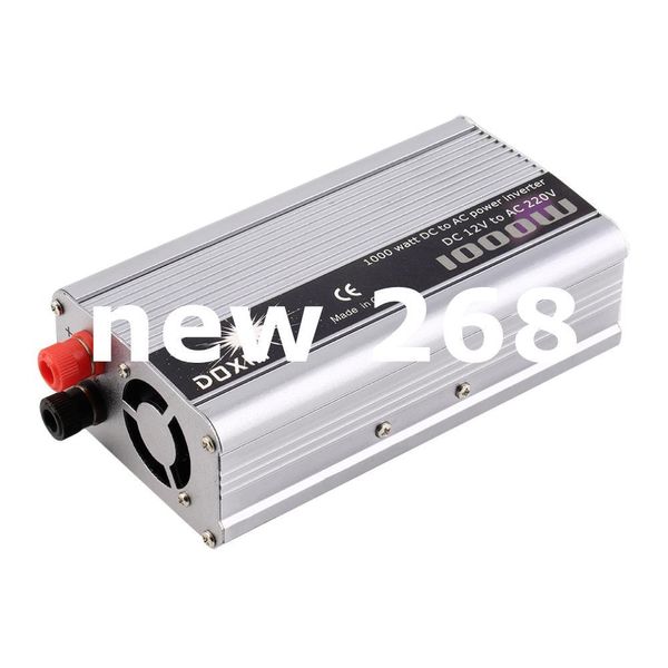 Freeshipping Hot Worldwide DC 12 V para AC 220 V Portátil Car Power Inverter Carregador Conversor 1000 W WATT Novo