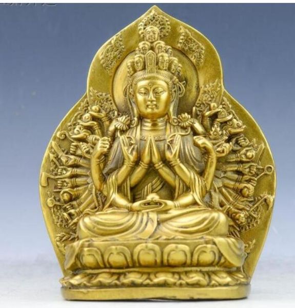 

new ++ + + pure copper, thousand hands, guanyin ornaments, fengshui crafts