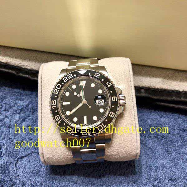 

original box Mens Batman V5 Asia 2813 Movement 40mm GMT 116710 116710LN Luminescent Ceramic Asia 2813 Movement Automatic Mens Watches