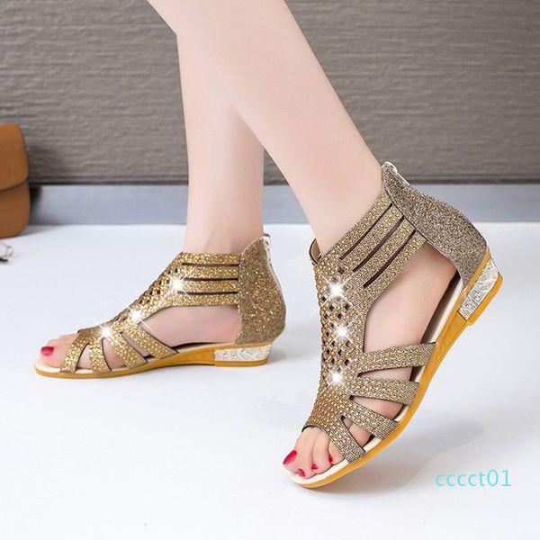 

laamei women shoes sandals summer low heel shoes pu leather fashion luxury hollow out women designers zapatos de mujer ct1, Black