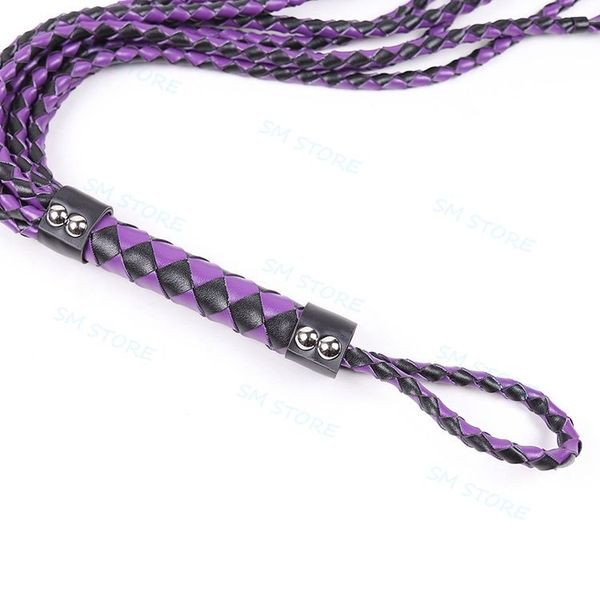 

riding queen fantasy party whip for crop flogger adults leather weave toys 562ajouets sexuelstoys new game fatjh, Red;black