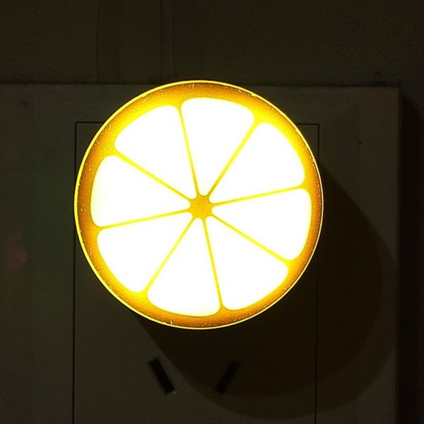 

led night light lemon auto sensor lamp control для спальни