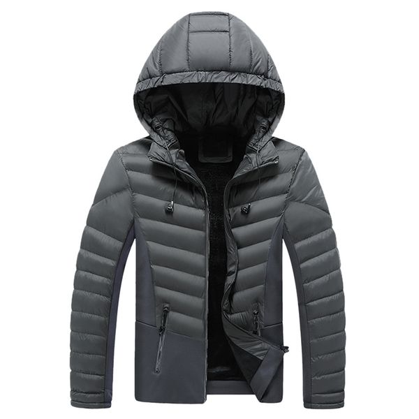 

streetwear s winter zipped warm tracksuit casual long sleeve outwear coat jacket men jaqueta masculino chaqueta hombre casaco, Black