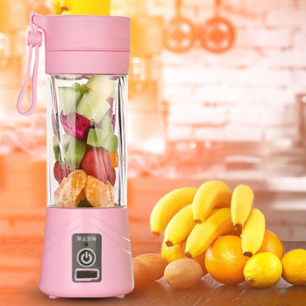 

380ml 6/4/2 blades blender mixer usb rechargeable portable baby kids feeding vegetable fruit smoothie squeezers food processor lspfz