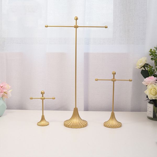 

[ddisplay]ins style cross shape necklace jewelry stand creative resin bracelet display personalized earrings storage rack for jewelry, Black