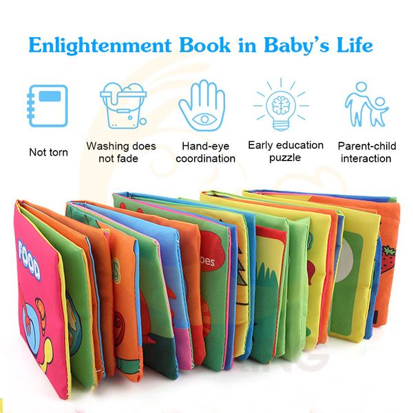 

Детские Книги Ткань Развития Интеллекта Развивающие Игрушки Мягкого Обучения По