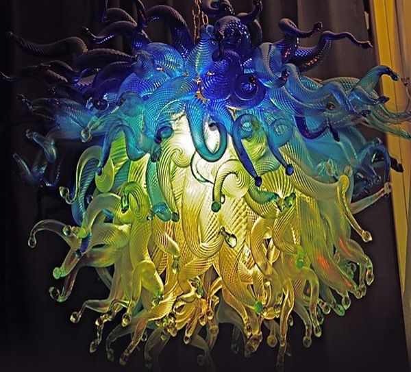 

wholesale artistic style blown lamp chandeliers italian glass pendant lamps for christmas decoration led light source