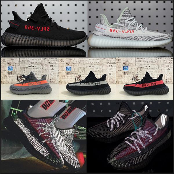 

2020 kids baby yeezy kids yeezys yezzy 350 v2 shoes kanye west toddler shoes running shoes sports trainers sneakers 0000, Black